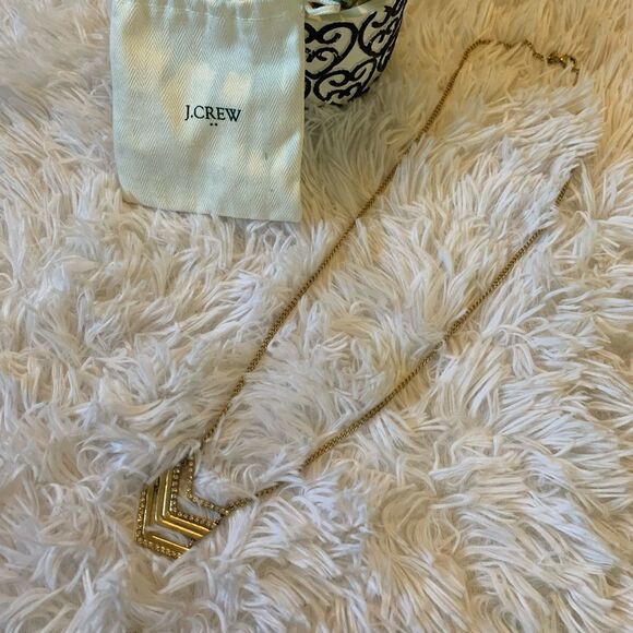 J. Crew Chevron Necklace - Picture 1 of 5